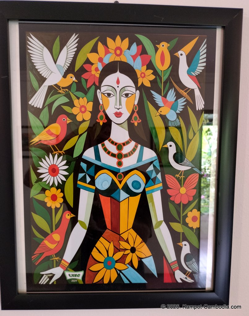 Casa Botanica Gardens and Rooms in Kampot, Cambodia.