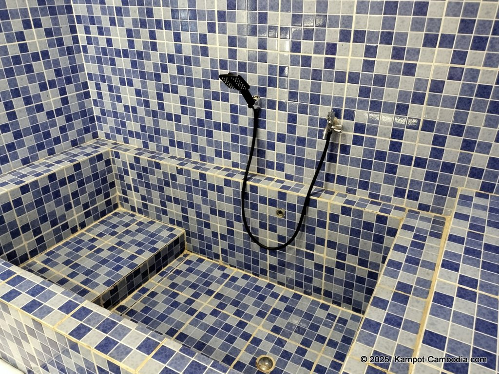 The Last Beach House guesthouse on Koh Smao Beach on the Kampot River. Kampot, Cambodia