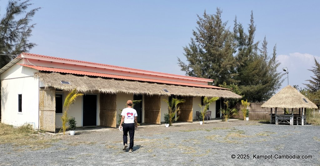 The Last Beach House guesthouse on Koh Smao Beach on the Kampot River. Kampot, Cambodia