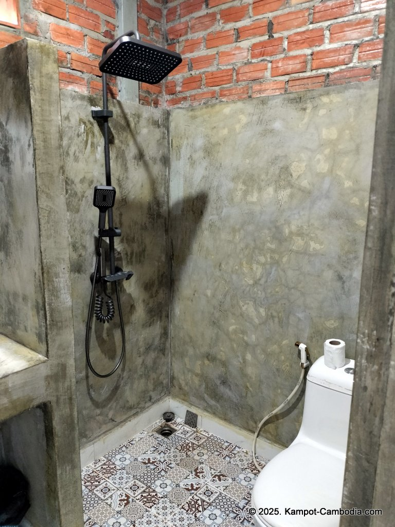 The Last Beach House guesthouse on Koh Smao Beach on the Kampot River. Kampot, Cambodia