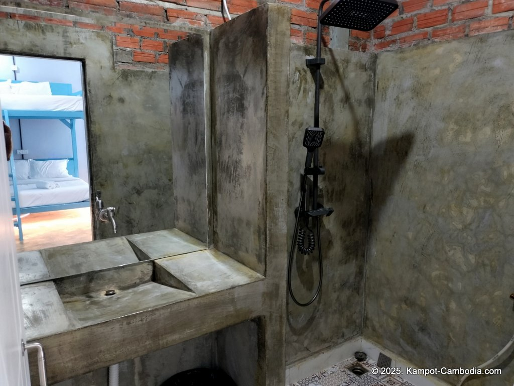 The Last Beach House guesthouse on Koh Smao Beach on the Kampot River. Kampot, Cambodia