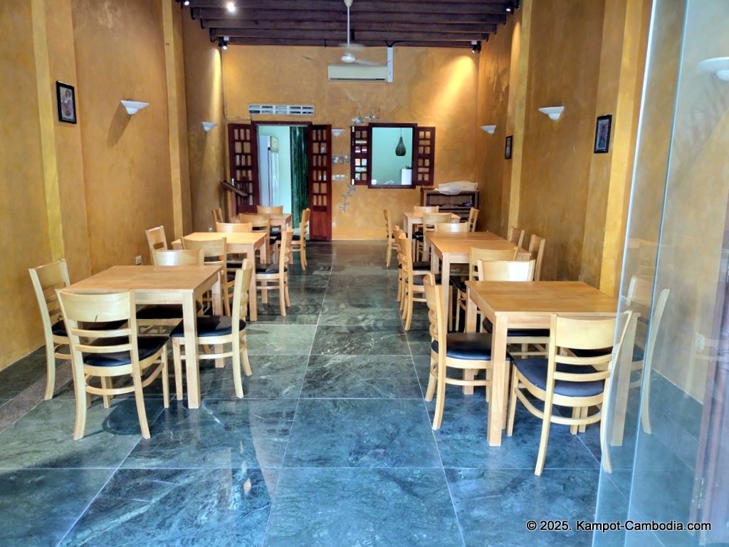 103 Hot Pizza in downtown Kampot, Cambodia