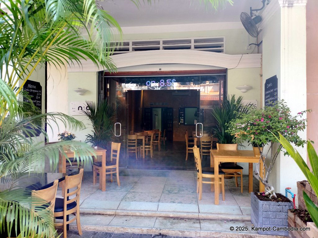 103 Hot Pizza in downtown Kampot, Cambodia