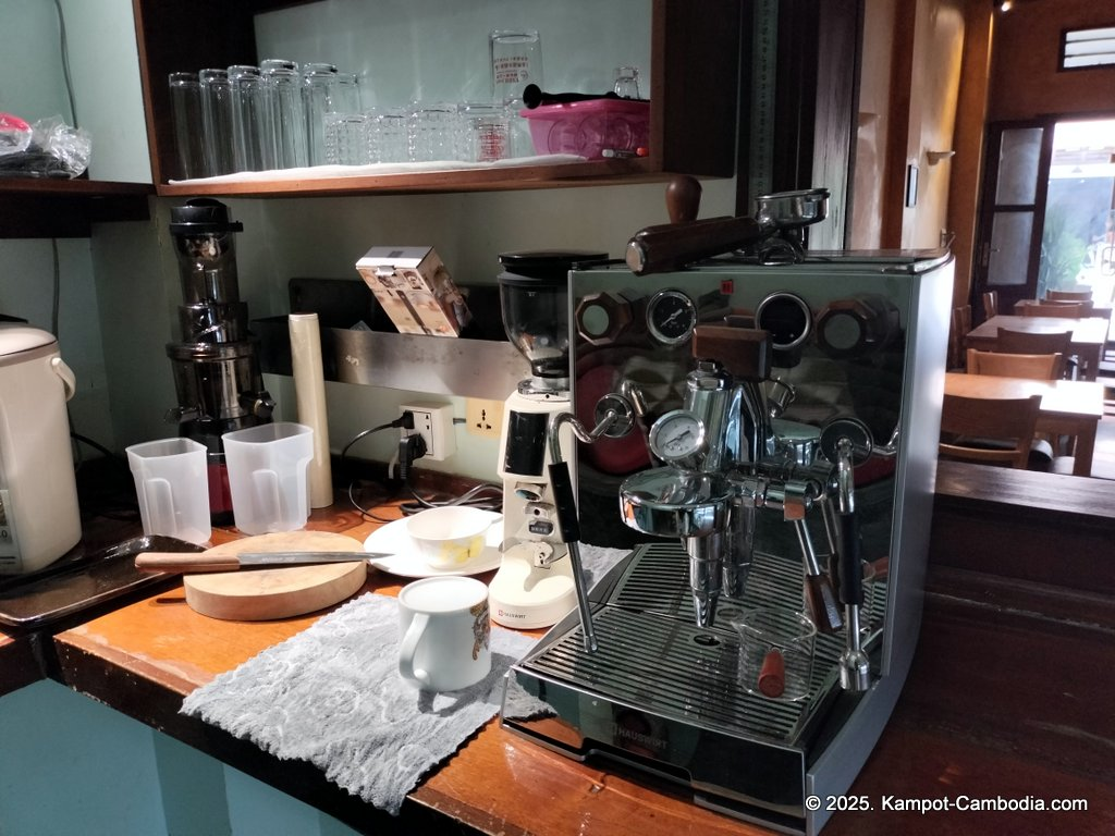 103 Hot Pizza in downtown Kampot, Cambodia