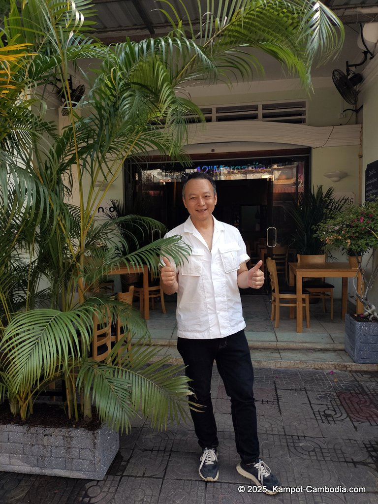 103 Hot Pizza in downtown Kampot, Cambodia