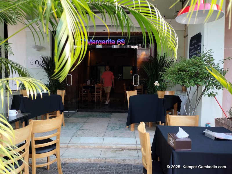 103 Hot Pizza in downtown Kampot, Cambodia