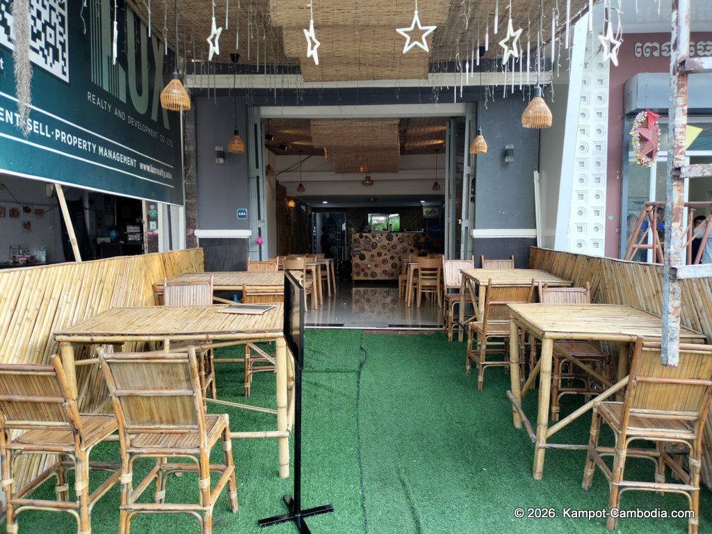 K2K Halala Indian Sri Lankan Restaurant in Kampot, Cambodia.