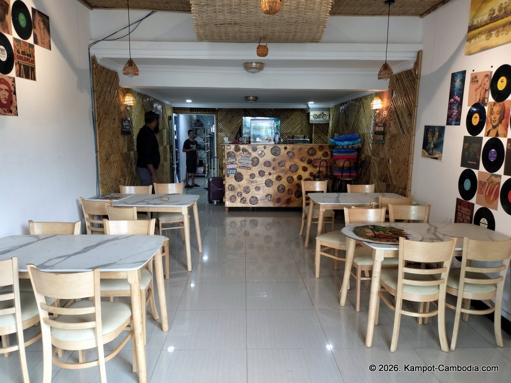 K2K Halala Indian Sri Lankan Restaurant in Kampot, Cambodia.