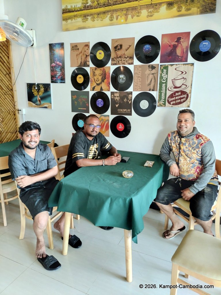 K2K Halal Indian Restaurant in Kampot, Cambodia.