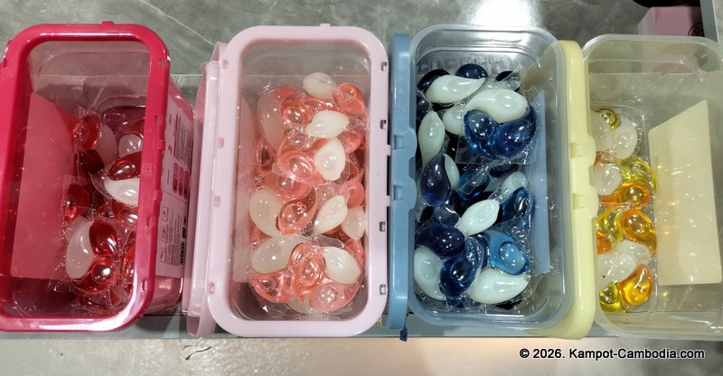 KL Laundry and Bar in Kampot, Cambodia. Laundromat and cafe and bar.