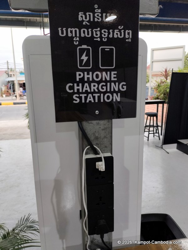 KL Laundry and Bar in Kampot, Cambodia. Laundromat and cafe and bar.