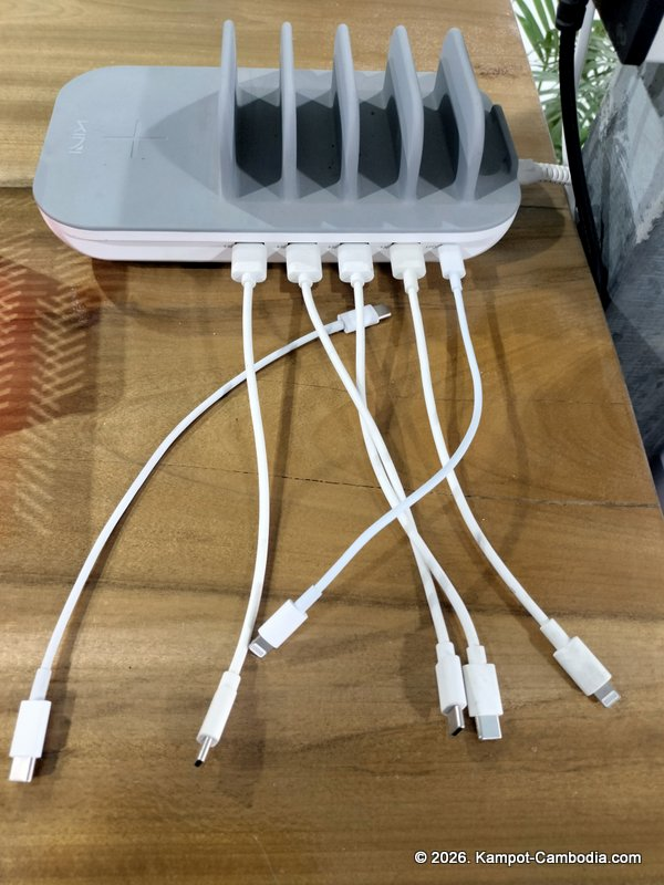 KL Laundry and Bar in Kampot, Cambodia. Laundromat and cafe and bar.