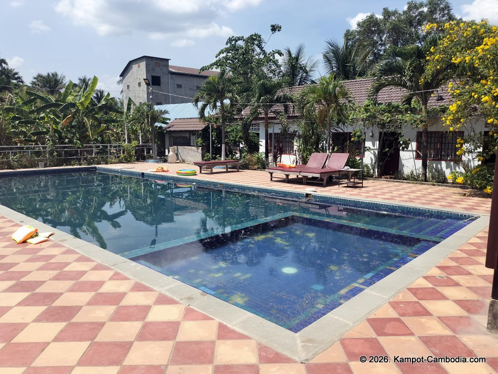 Fishing Ville fishing pier and guesthouse in kampot, cambodia