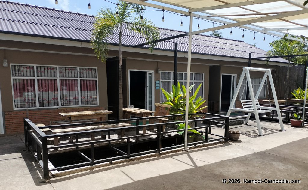 Fishing Ville fishing pier and guesthouse in kampot, cambodia