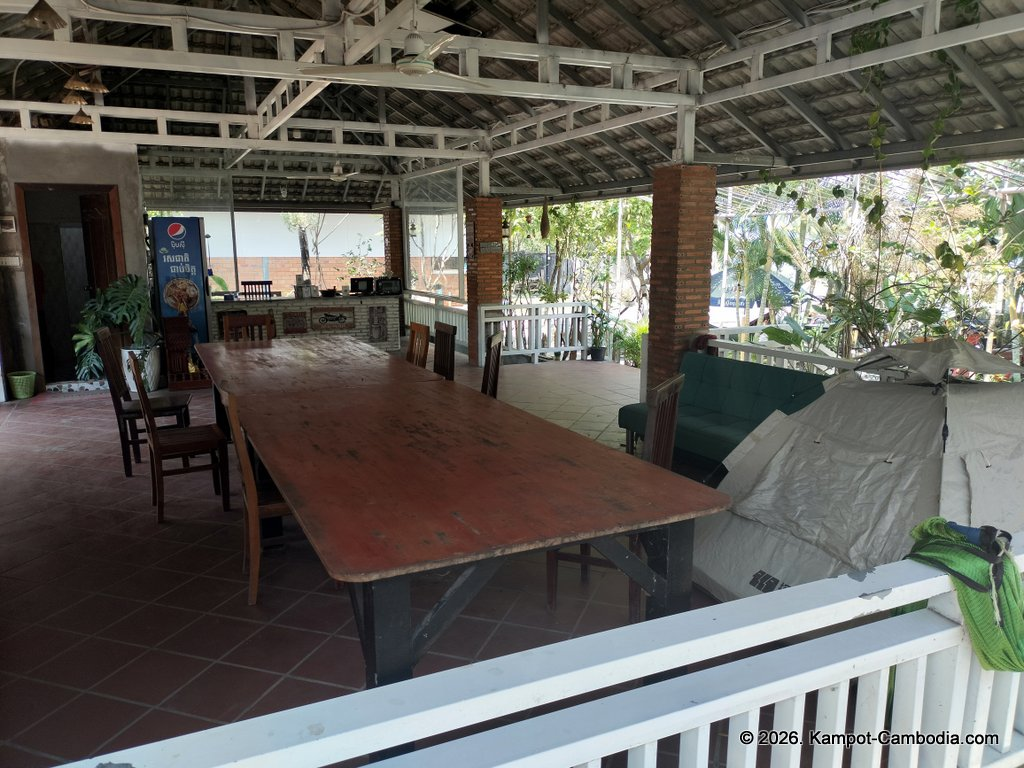 Fishing Ville fishing pier and guesthouse in kampot, cambodia