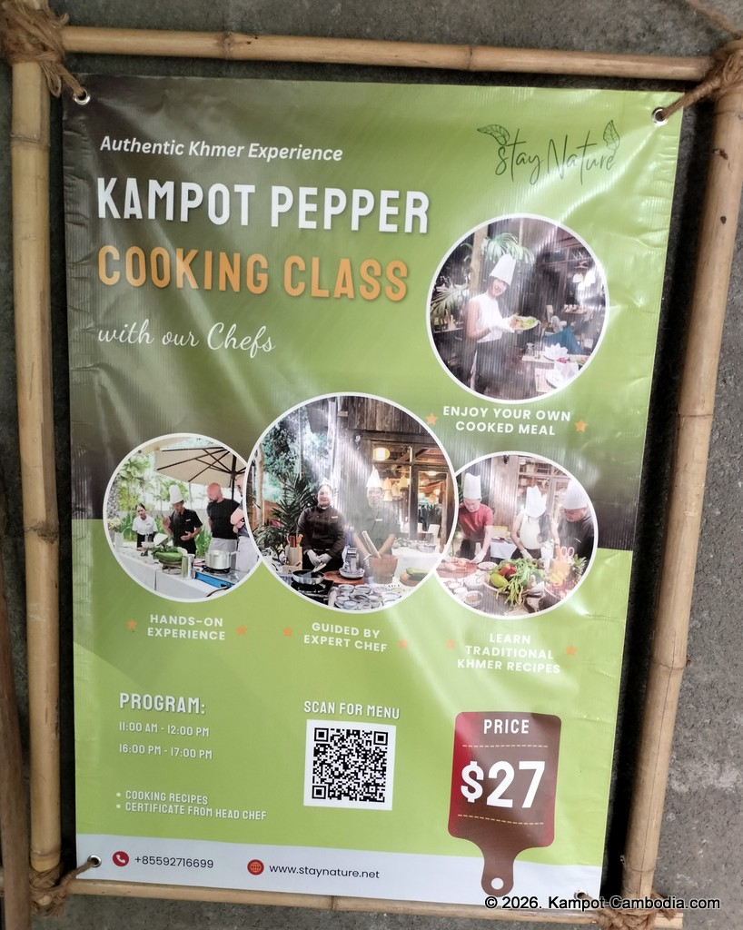 Sre Lodge Community in Kampot, Cambodia. Nature resort.