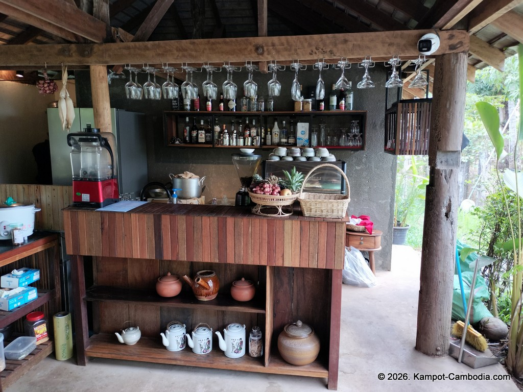 Sre Lodge Community in Kampot, Cambodia. Nature resort.