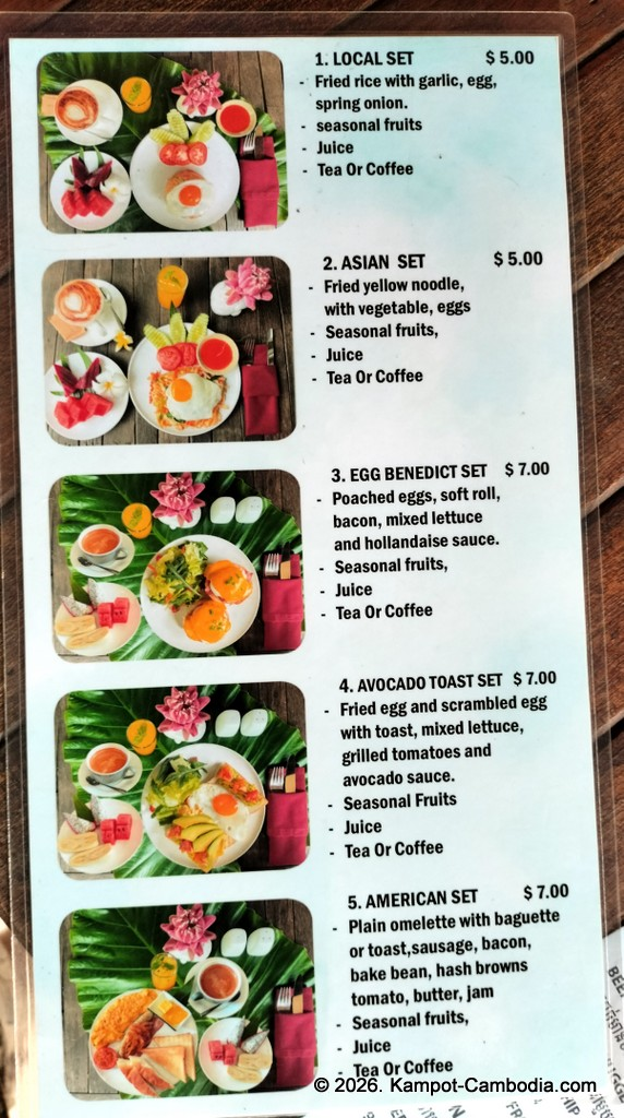 Sre Lodge Community in Kampot, Cambodia. Nature resort.