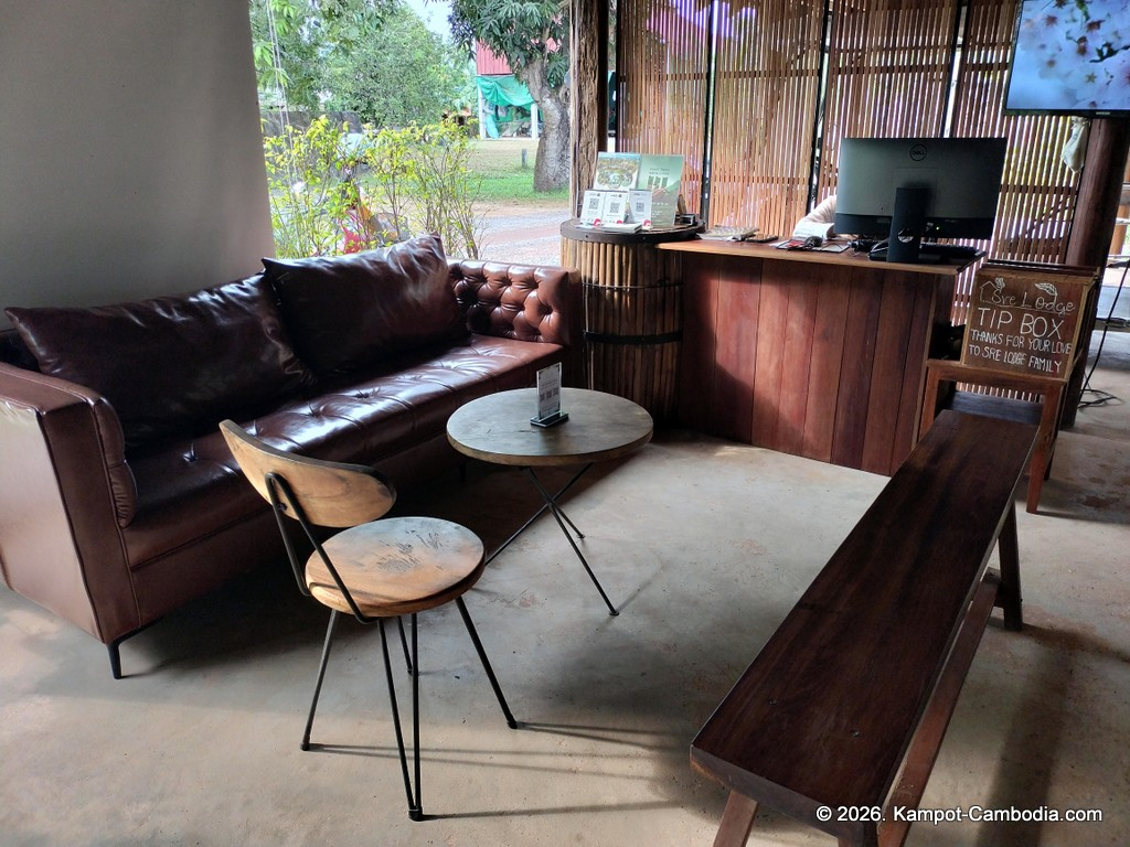 Sre Lodge Community in Kampot, Cambodia. Nature resort.