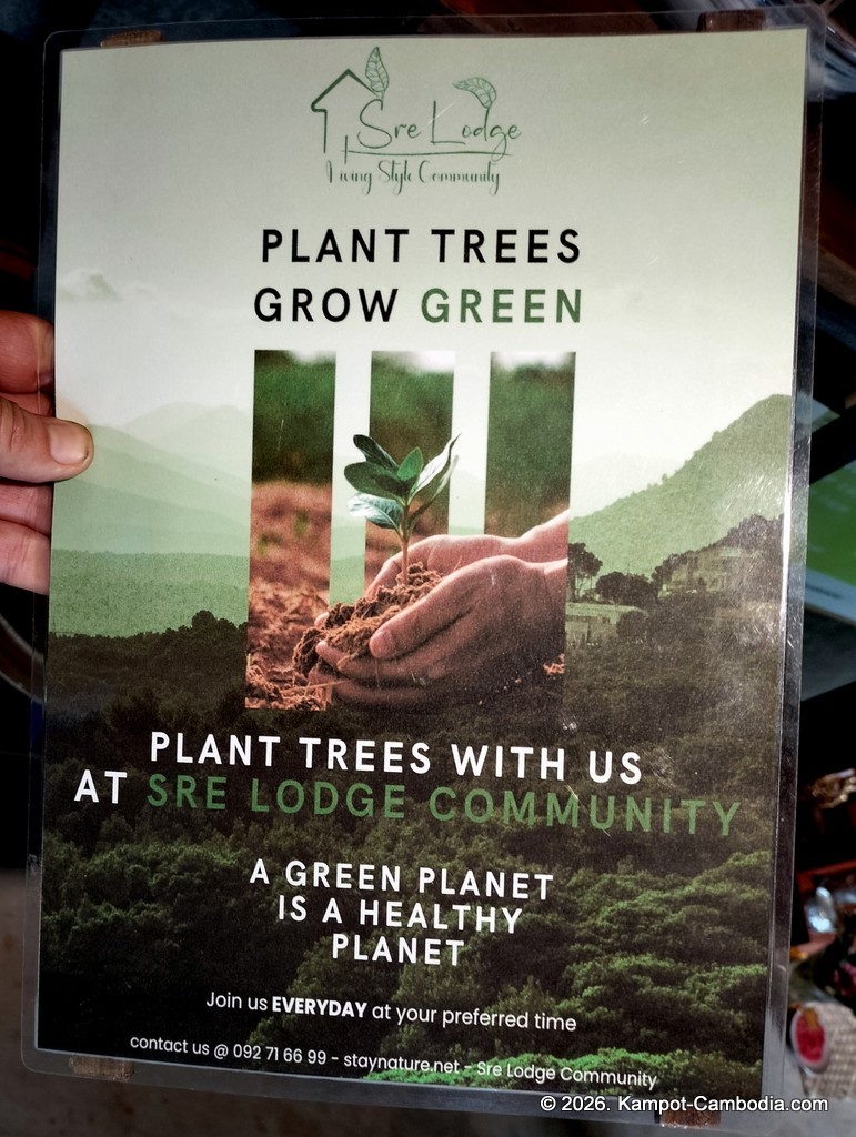 Sre Lodge Community in Kampot, Cambodia. Nature resort.