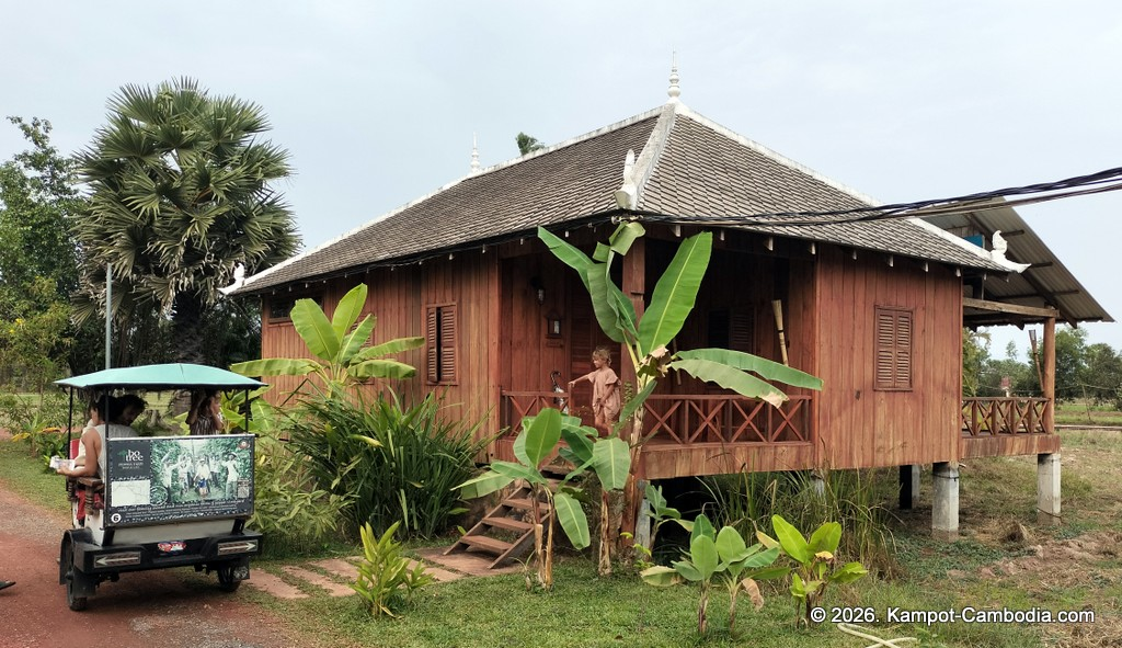 Sre Lodge Community in Kampot, Cambodia. Nature resort.