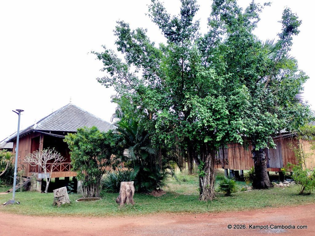 Sre Lodge Community in Kampot, Cambodia. Nature resort.