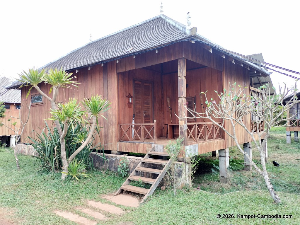 Sre Lodge Community in Kampot, Cambodia. Nature resort.