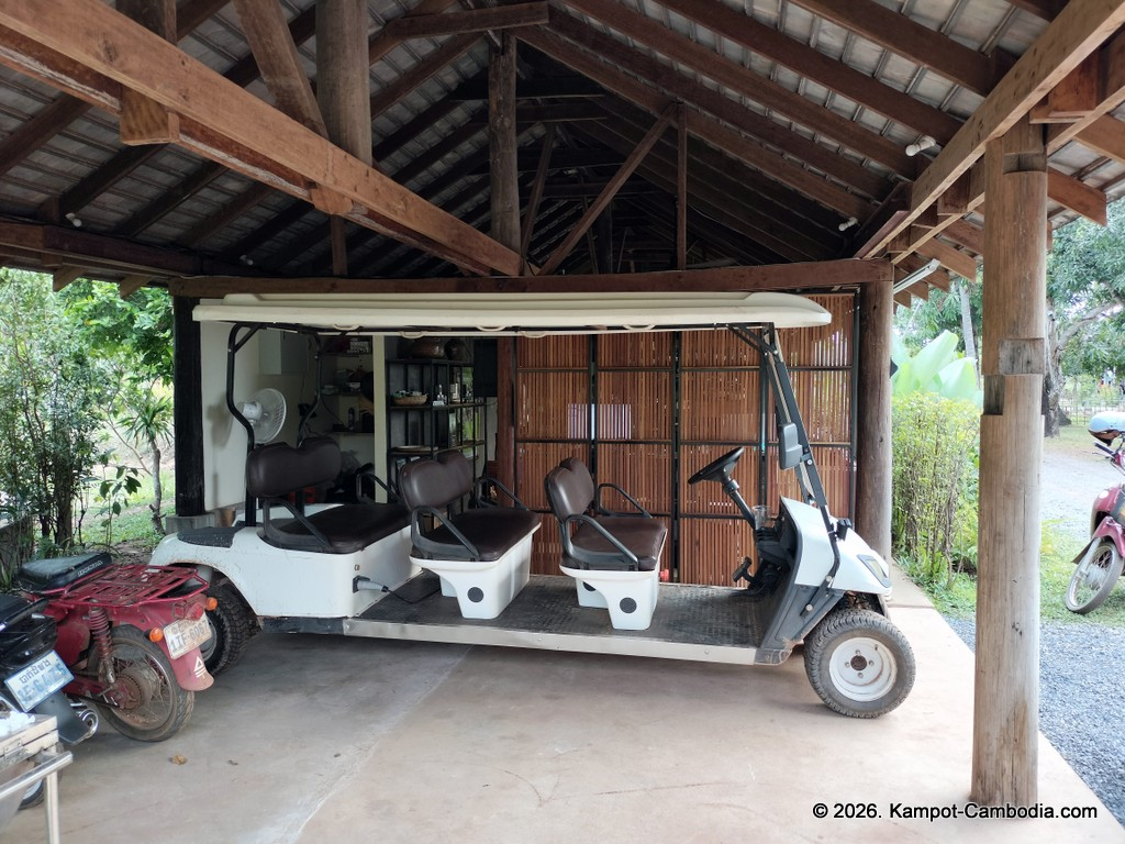 Sre Lodge Community in Kampot, Cambodia. Nature resort.