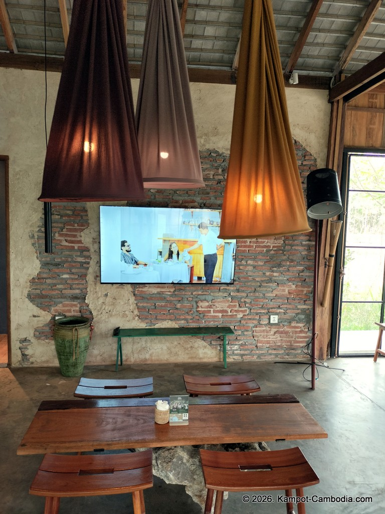 Sre Lodge Community in Kampot, Cambodia. Nature resort.