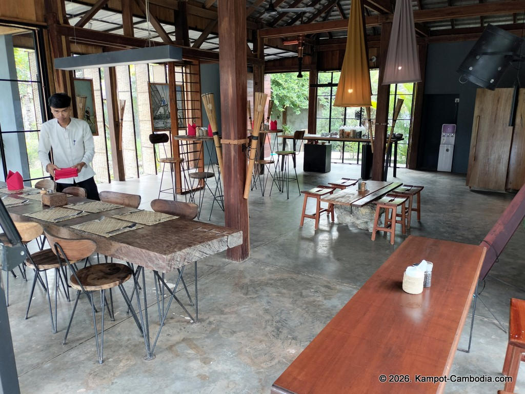 Sre Lodge Community in Kampot, Cambodia. Nature resort.
