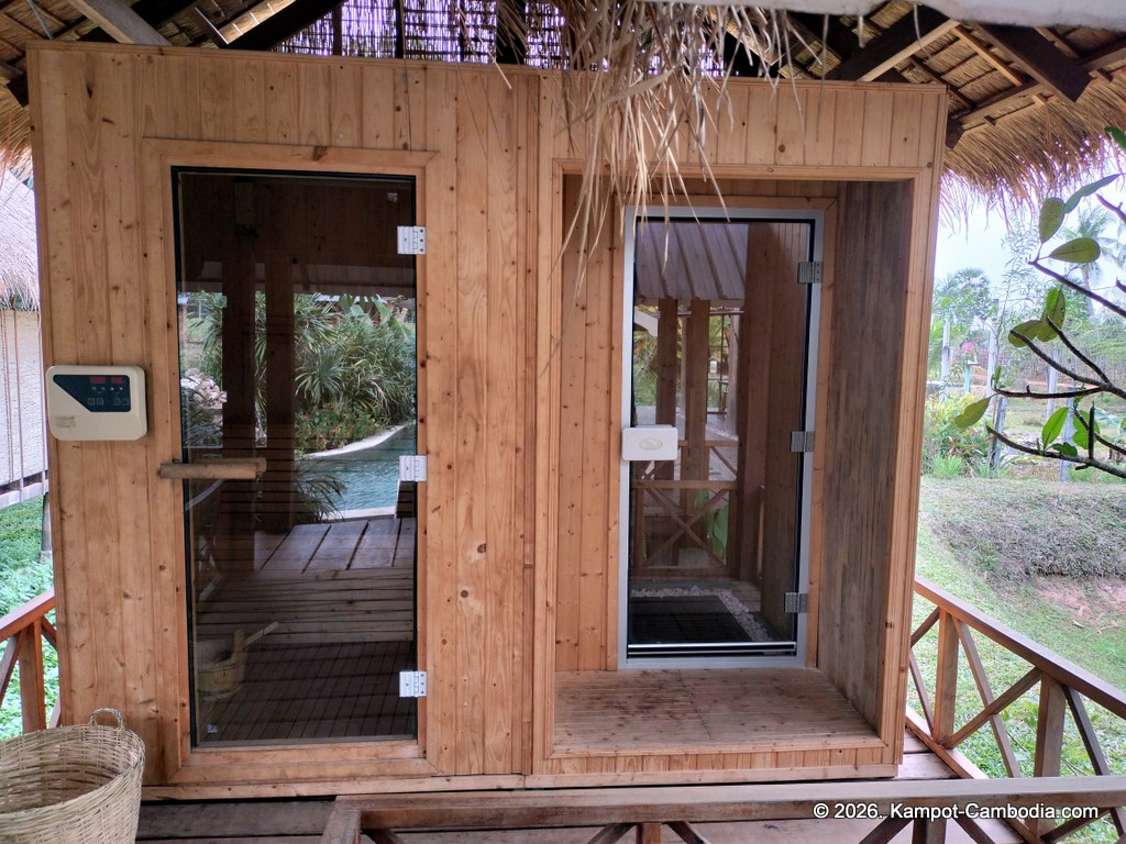 Sre Lodge Community in Kampot, Cambodia. Nature resort.