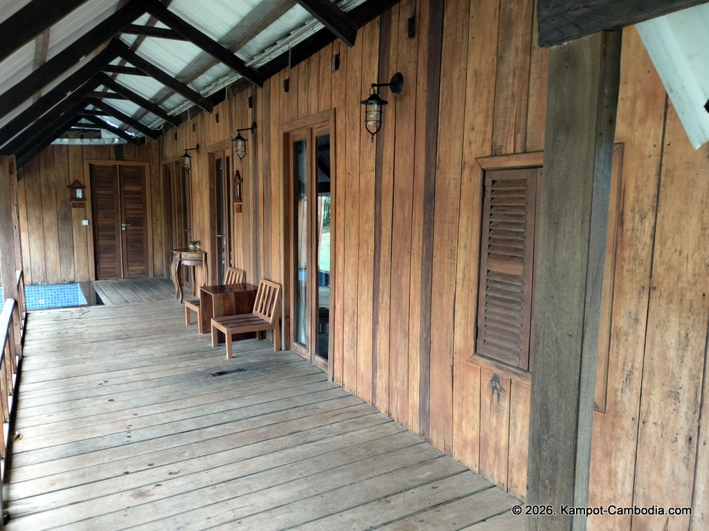 Sre Lodge Community in Kampot, Cambodia. Nature resort.