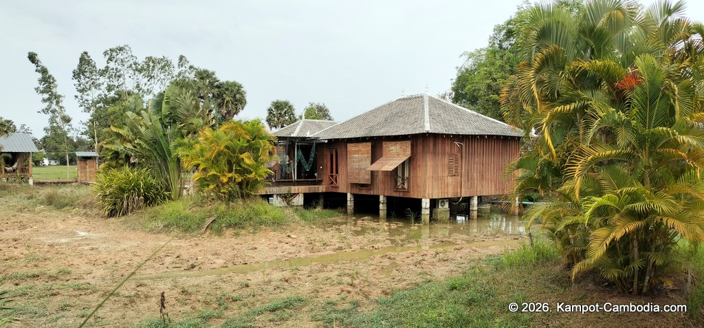 Sre Lodge Community in Kampot, Cambodia. Nature resort.