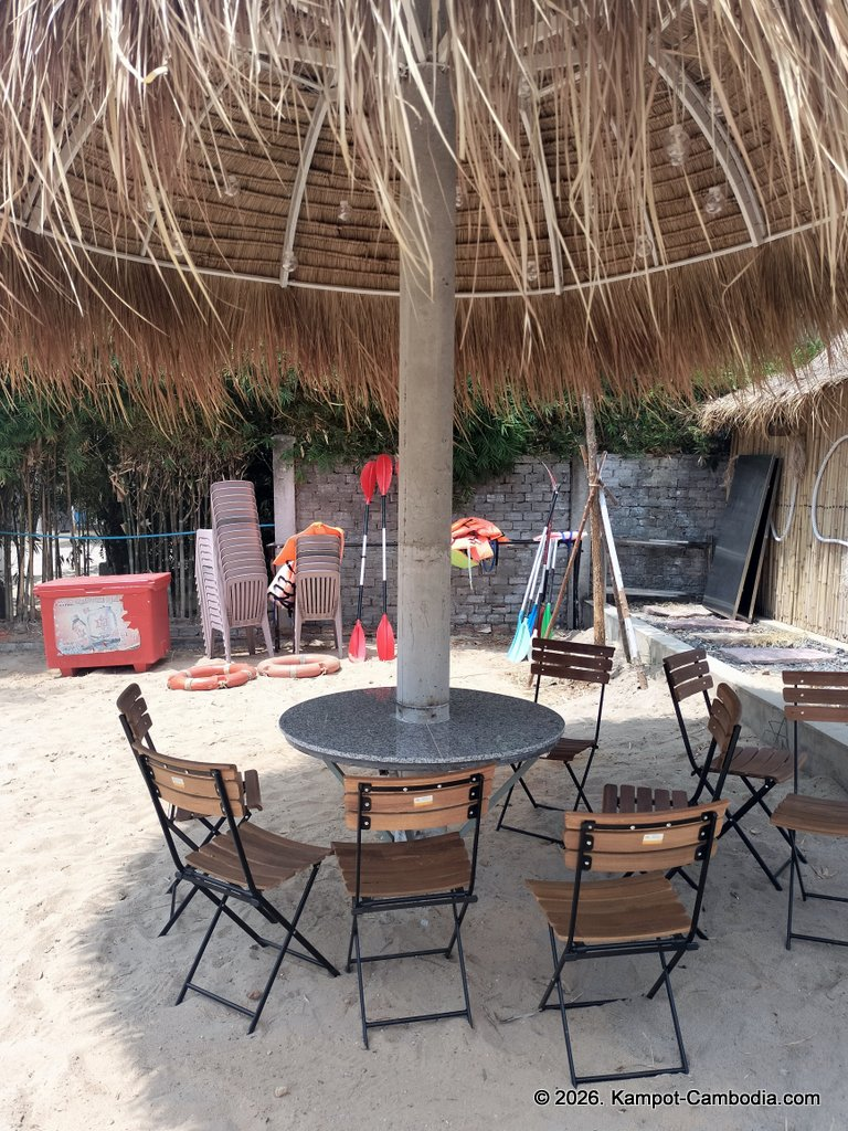 Bliss Bay Kampot. Kampot Riverside Resort in Cambodia.