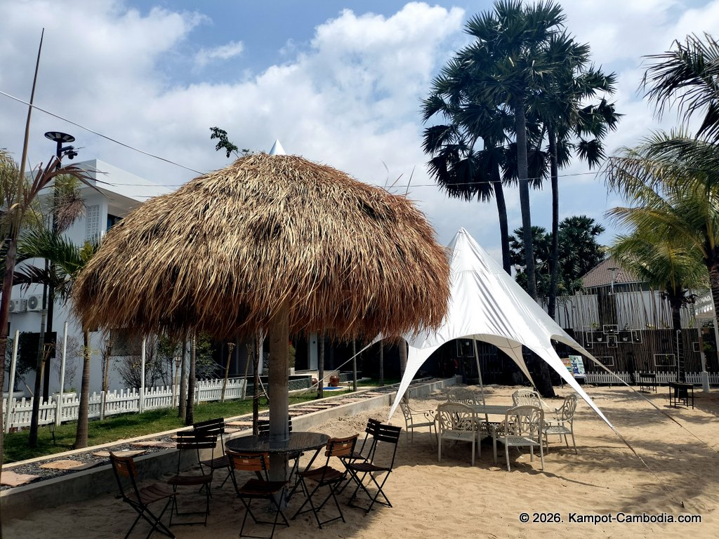 Bliss Bay Kampot. Kampot Riverside Resort in Cambodia.