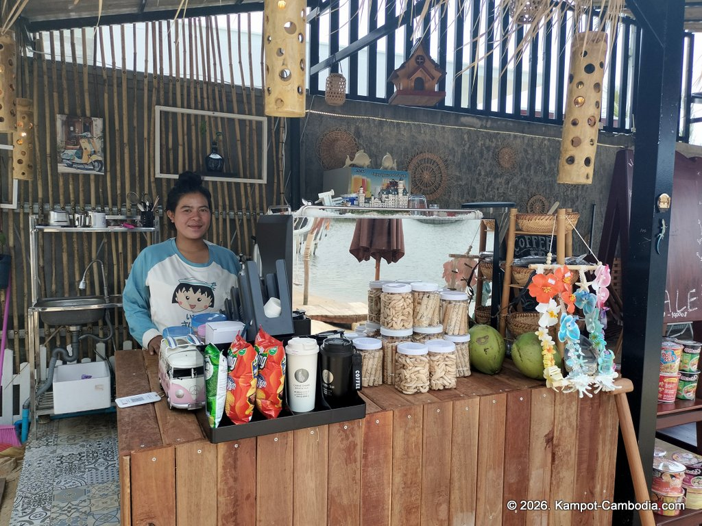 Bliss Bay Kampot. Kampot Riverside Resort in Cambodia.