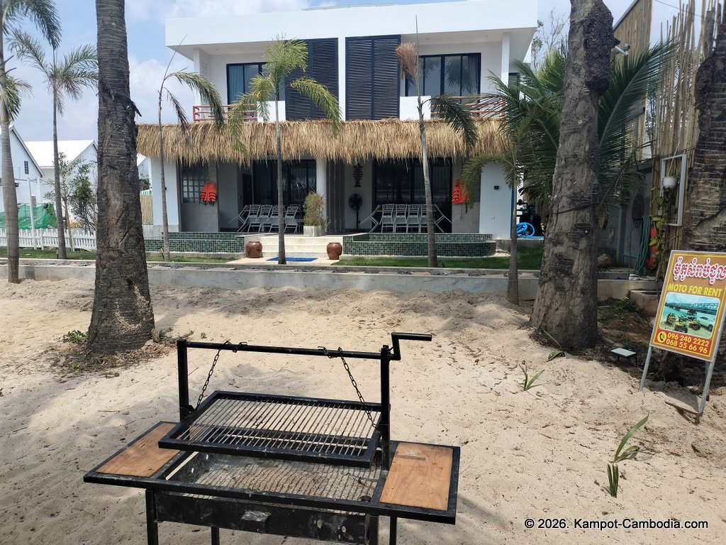 Bliss Bay Kampot. Kampot Riverside Resort in Cambodia.