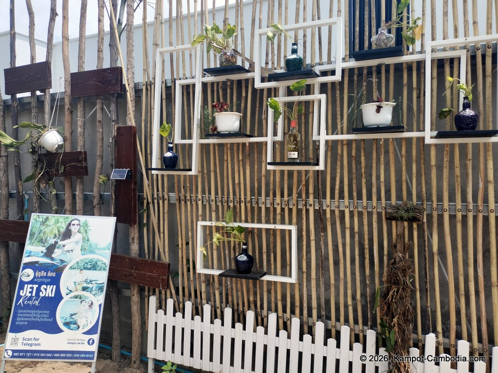 Bliss Bay Kampot. Kampot Riverside Resort in Cambodia.