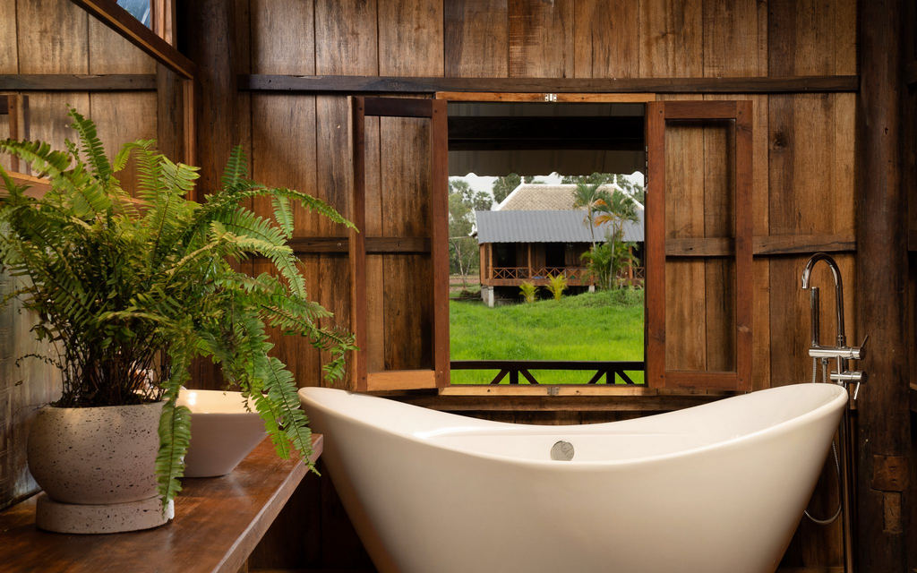 Sre Lodge Community in Kampot, Cambodia. Nature resort.