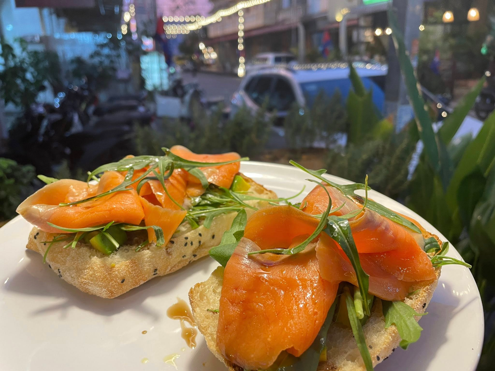 103 Hot Pizza in downtown Kampot, Cambodia