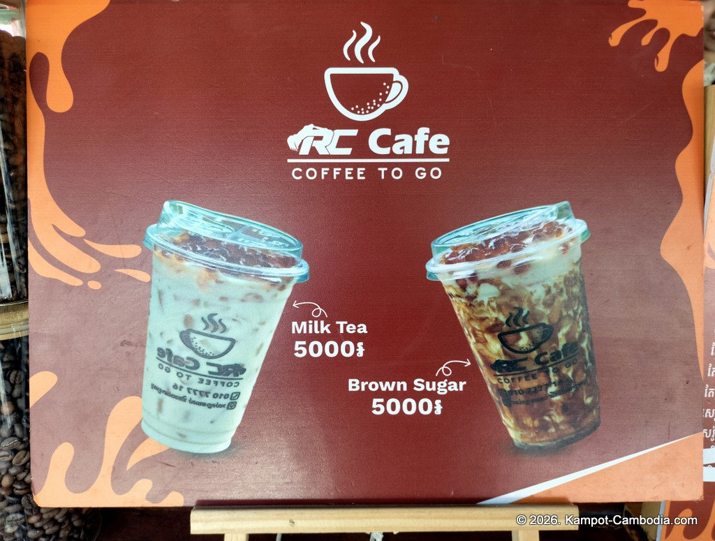 RC Cafe. Outdoor cafe and radio controlled car race track in Kampot, Cambodia