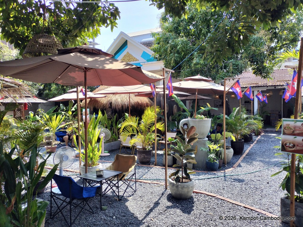 RC Cafe. Outdoor cafe and radio controlled car race track in Kampot, Cambodia