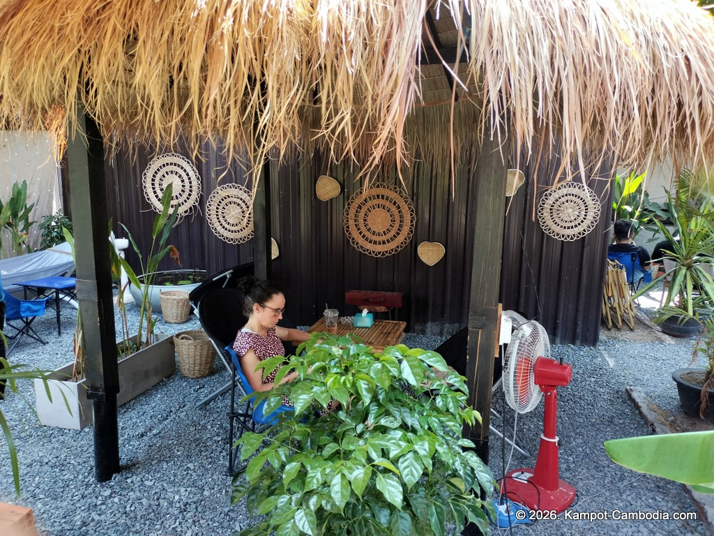 RC Cafe. Outdoor cafe and radio controlled car race track in Kampot, Cambodia