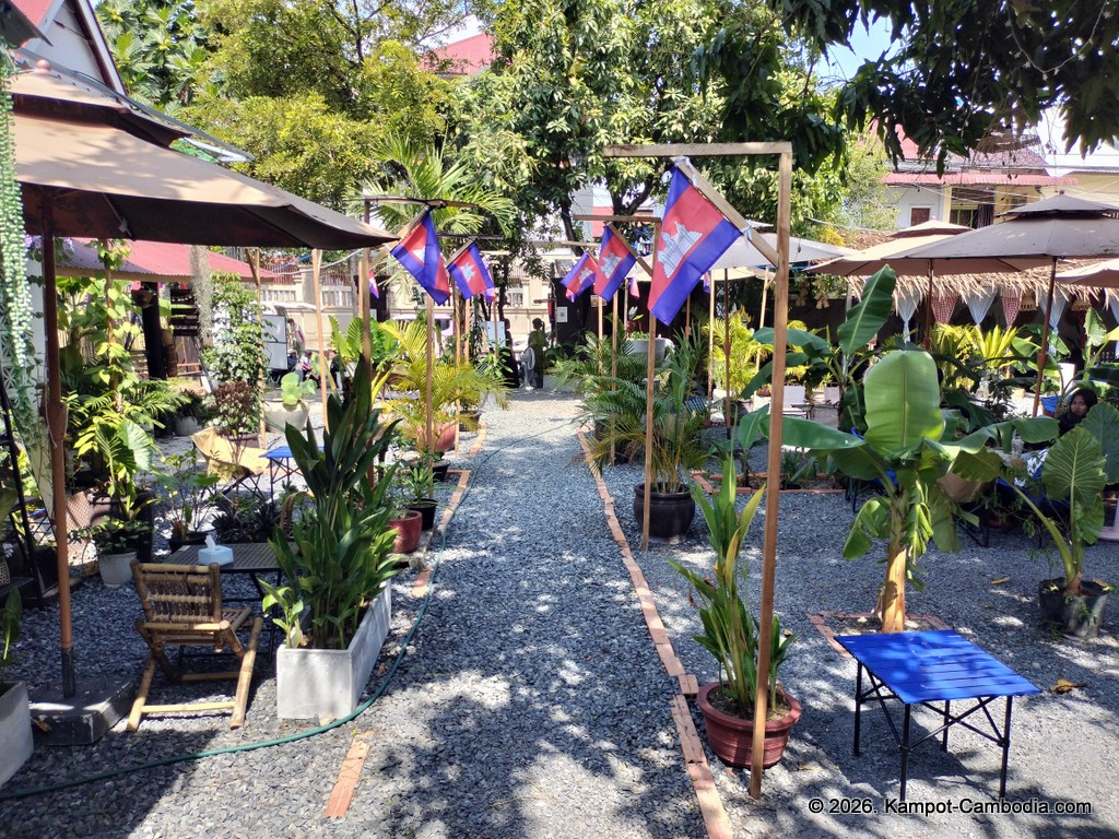 RC Cafe. Outdoor cafe and radio controlled car race track in Kampot, Cambodia