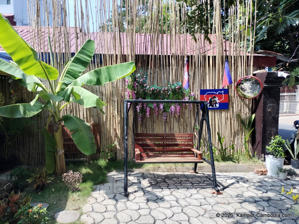 RC Cafe. Outdoor cafe and radio controlled car race track in Kampot, Cambodia