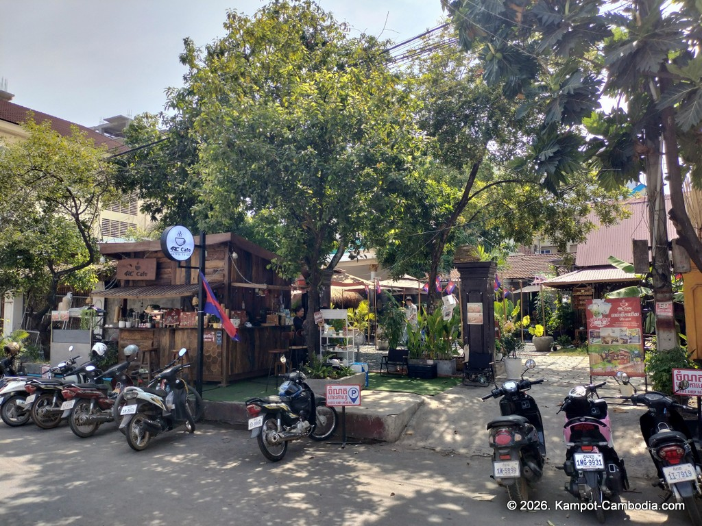 RC Cafe. Outdoor cafe and radio controlled car race track in Kampot, Cambodia