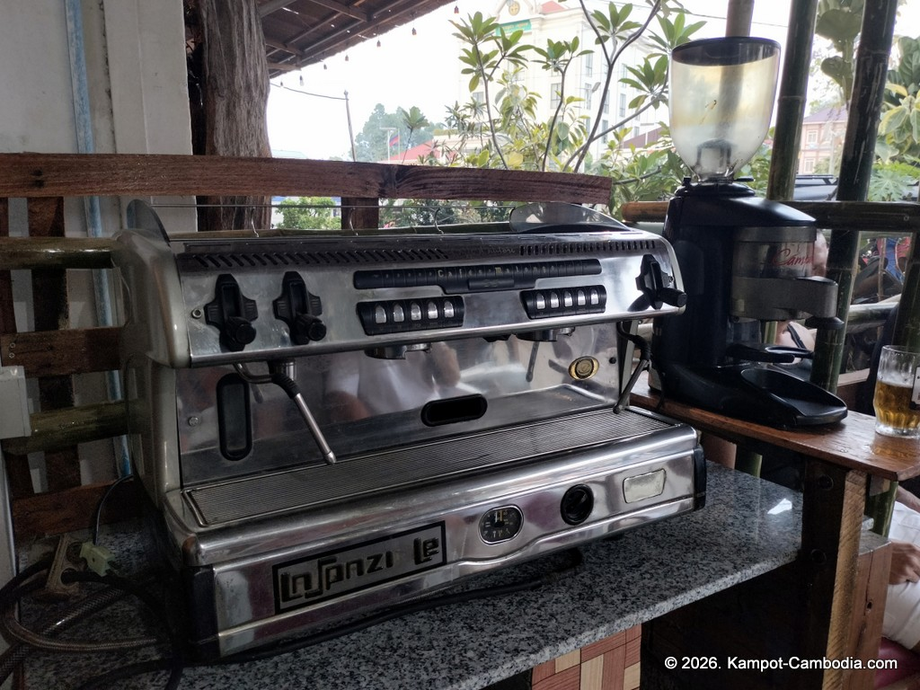 KP Pub Polish restaurant and bar in downtown Kampot, Cambodia.