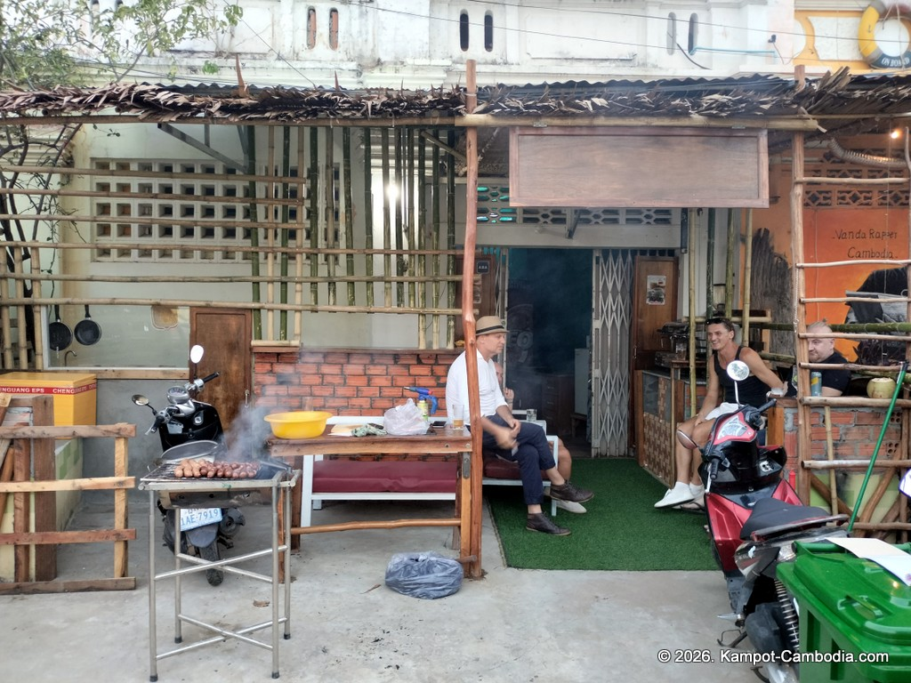 KP Pub Polish restaurant and bar in downtown Kampot, Cambodia.