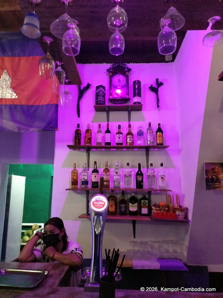 KP Pub Polish restaurant and bar in downtown Kampot, Cambodia.