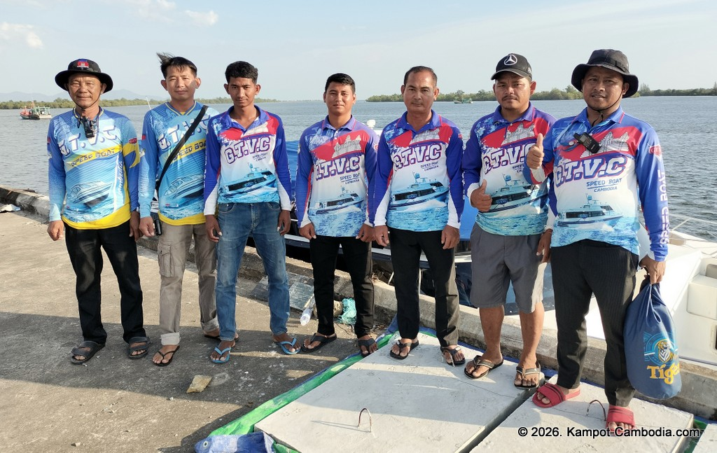 G.T.V.C Speedboat between Kampot and Koh Rong Island and Koh Rong Samloem Island in Cambodia.